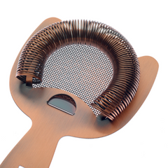 Barfly Fine Mesh Spring Bar Strainer Antique Copper