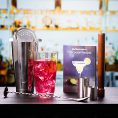 Luxury Home Cocktail Set with Book