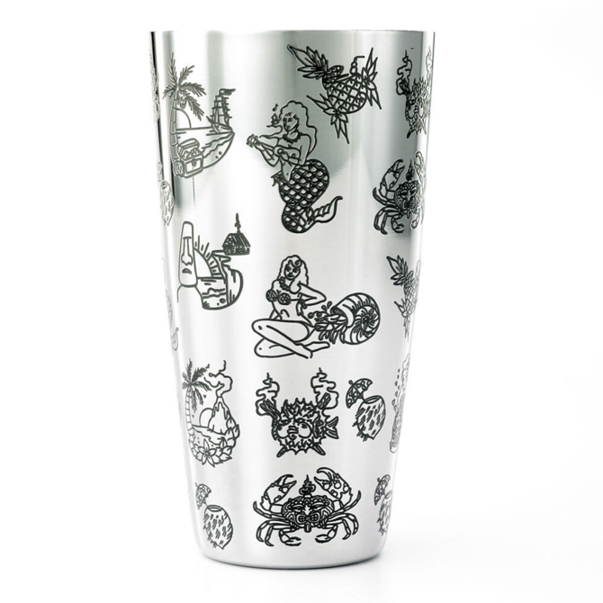 Barfly Stainless Steel Tiki Cocktail Tin 28oz / 828ml