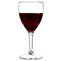 Elite Premium Polycarbonate Wine Glasses 9oz LCE at 125ml
