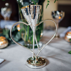 Entwined Heart Lovers' Champagne Flutes