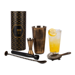 Vintage Copper Cocktail Set
