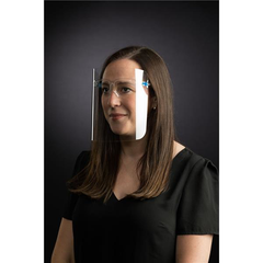 Face Shield with Glasses Frame