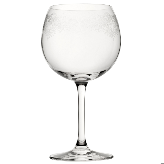 Filigree Burgundy Glasses 16oz / 460ml