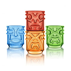 Final Touch Coloured Tiki Tumblers 12.5oz / 355ml