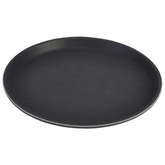 Gengrip Round Non-Slip Tray Black 14inch