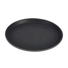 Gengrip Round Non-Slip Tray Black 16inch / 40cm