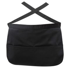 Genware Money Pocket Waist Apron Black