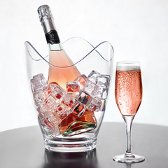 Glacier Acrylic Curve Wine Bucket