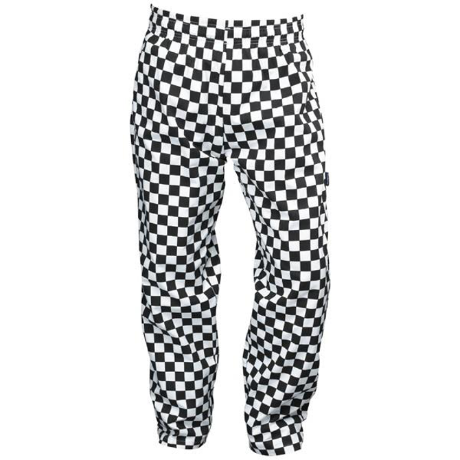 Large Check Black & White Baggies S Size