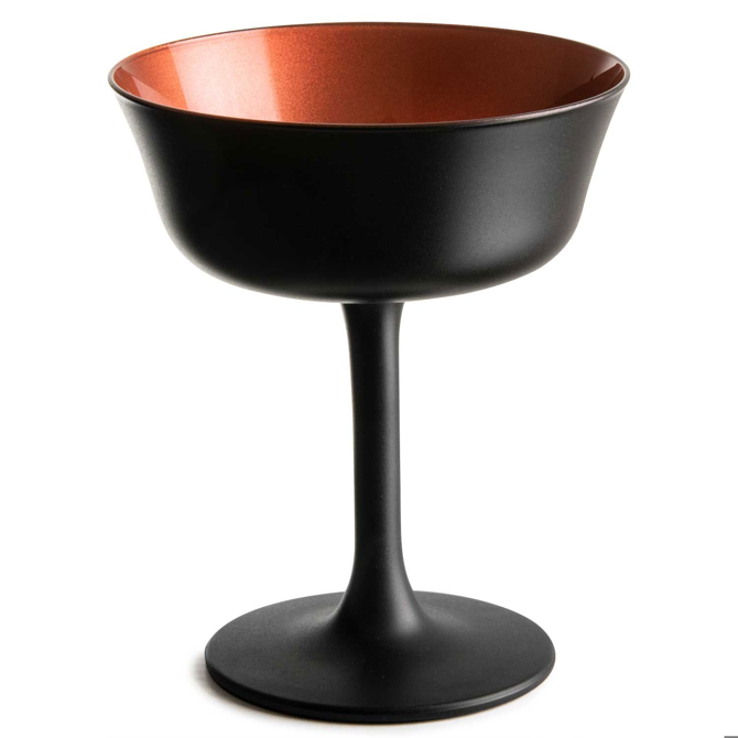 Oro Nero Fizzio Coupe Glass 9oz / 260ml
