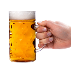 Plastic Beer Stein CE Lined At 1 Pint