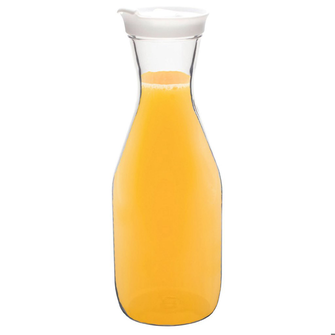 Plastic Carafe with Clip Lid 35oz / 1ltr