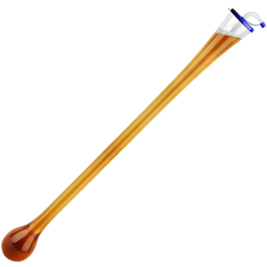 Plastic Yard of Ale Glass with Lid 2.8 Pint