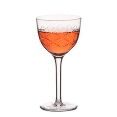 Raffles Diamond Nick and Nora Glasses 6oz / 170ml
