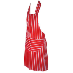 Red Striped Apron 48 x 36inch / 122 x 91cm