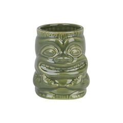 Sea Green Ceramic Tiki Mug with Handle 15oz / 425ml