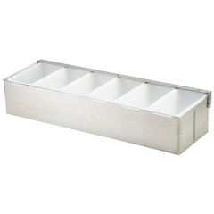 Stainless Steel Dispenser 6 Compartment