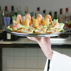 Stainless Steel Waiters Tray 12inch