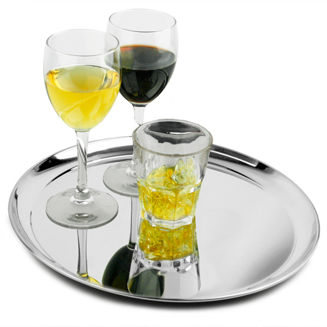 Stainless Steel Waiters Tray 12inch