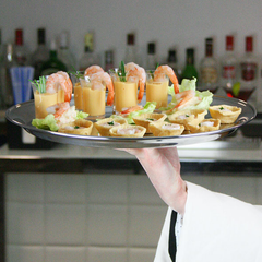 Stainless Steel Waiters Tray 14inch