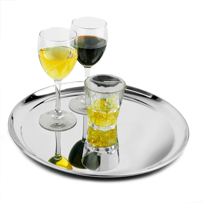Stainless Steel Waiters Tray 14inch