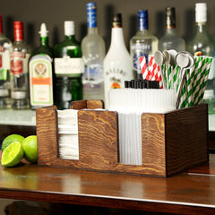 Wooden Bar Caddy